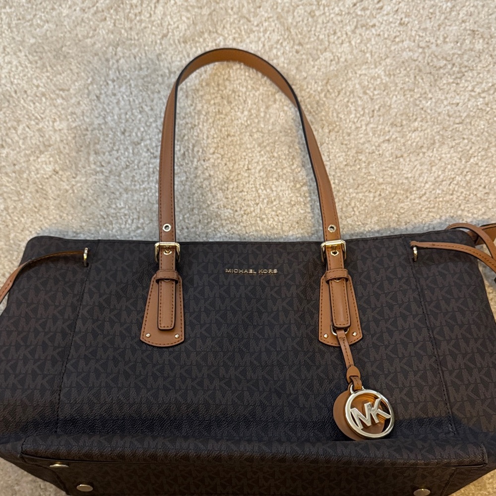 Michael Kors Dark Brown Signature Tote